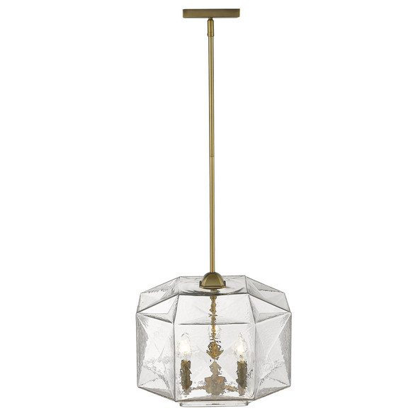 Loft 3-Light Brass Pendant