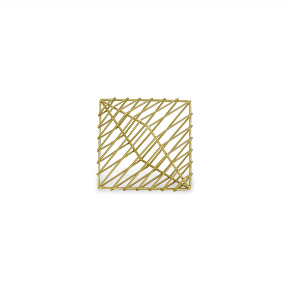 Petite Gold Metal Decorative Sculpture