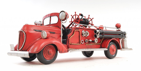 c1938 Ford Red Fire Engine Sculpture