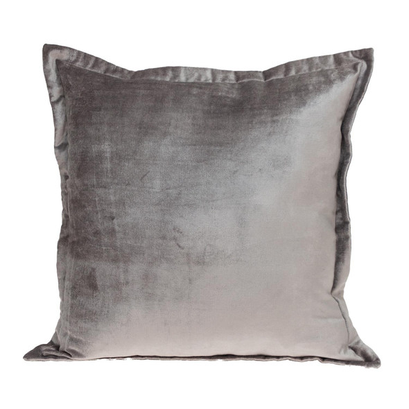 Premier 20" Soft Touch Taupe Solid Color Accent Pillow