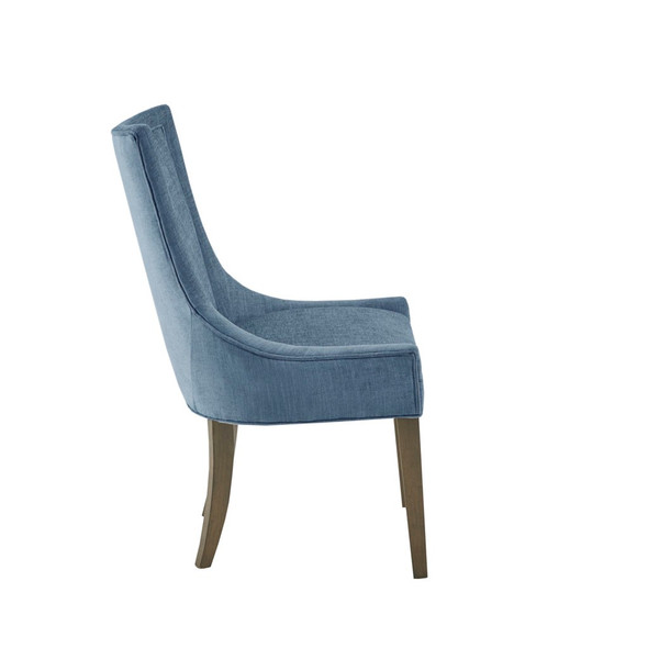 Set of 2 Blue Upholstered Ultra Dining Side Chairs (022164123227)