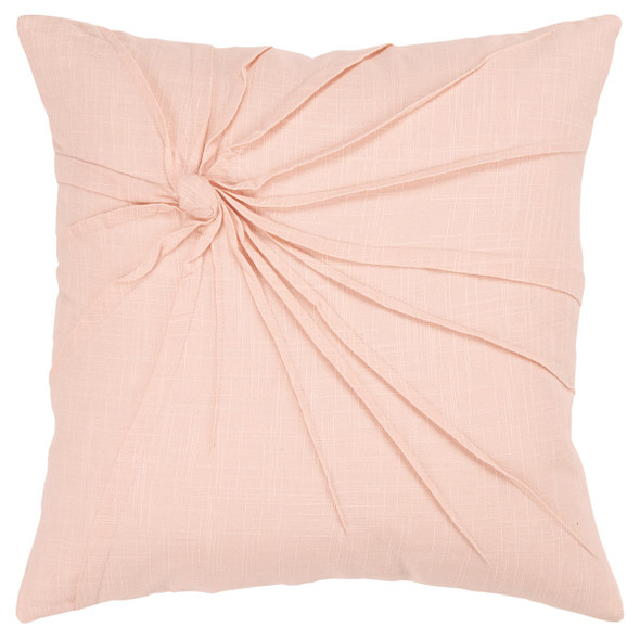 Pink Twisted Knot Modern Down Throw Pillow
