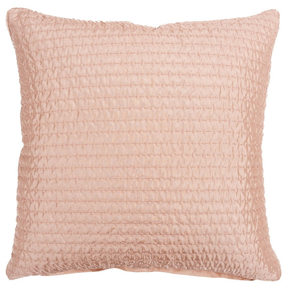 Blush Smooth Weaved Modern Throw Pillow