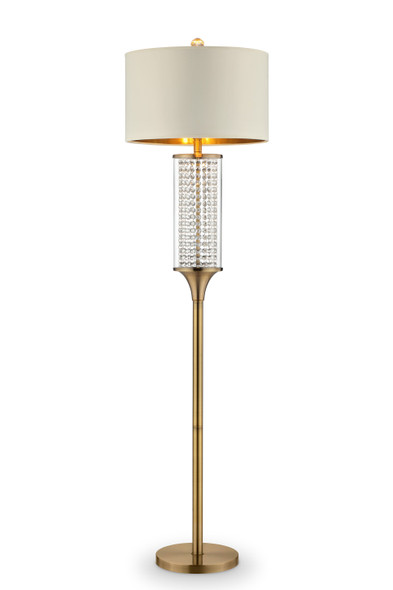 Gold Crystal Floor Lamp