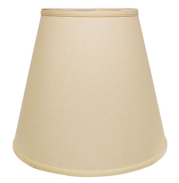 18" Parchment Biege Empire Linen Lampshade