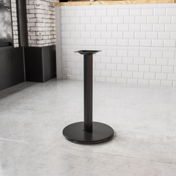 Beverly 18'' Round Restaurant Table Base with 3'' Dia. Table Height Column