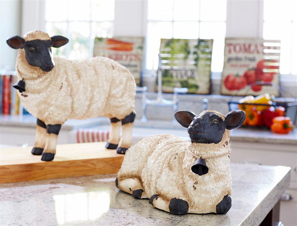 Sheep (Set of 2) 9.5"H, 14.75"H Polyresin - 66310