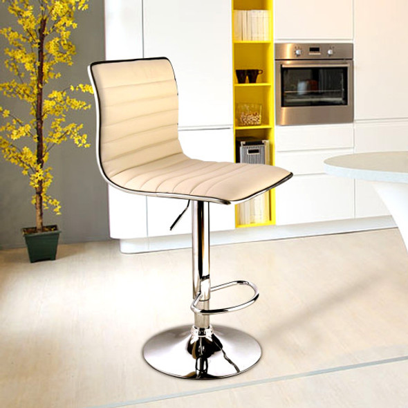 Swivel Bar Stool Modern Adjustable Height Metal Diner Seat Chair Hydraulic-1PC Green