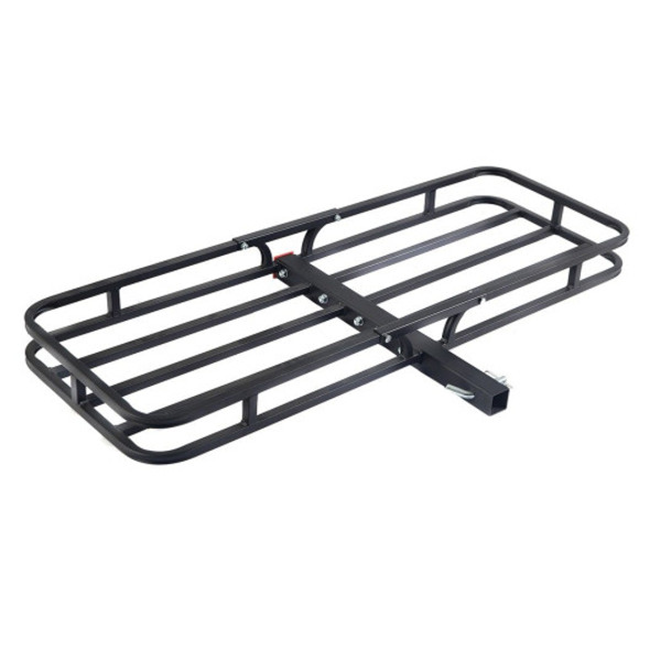 500 LBS Steel Cargo Carrier Luggage Basket 2" Receiver Hitch Hauler