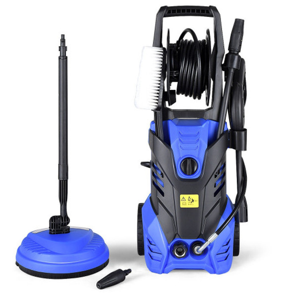 2 GPM 2000 W 3000 PSI Electric High Pressure Washer-Blue