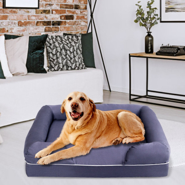 Comfortable Solid Memory Foam Dog Sofa Bed-XL