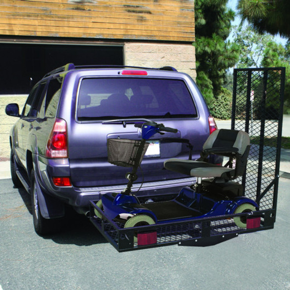 500 Lbs Folding Strong Loading Ramp Wheelchair Carrier