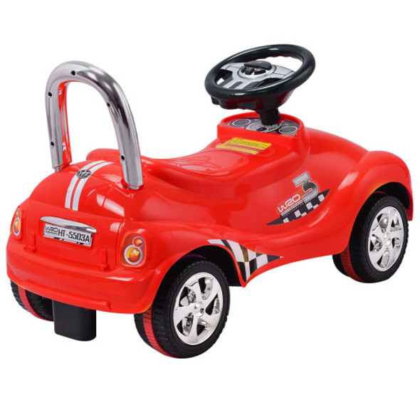 Christmas Gift Kids Riding Push Gliding Scooter Car-Red