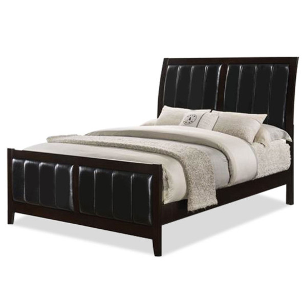 Tall Headboard Upholstered Platform Bed Frame-King Size