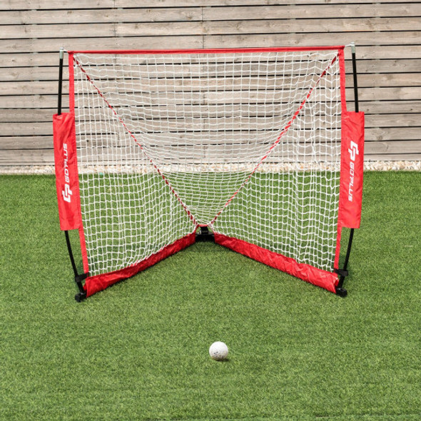 4' Portable Lacrosse Goal Net with Carry Bag