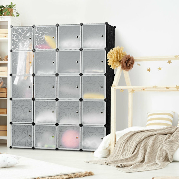 20-Cube DIY Cube Storage Organizer Cube Closet Storage Shelves