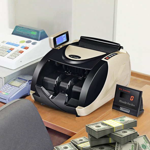 LED Display Self-Examination UV/MG Detection Money Counter