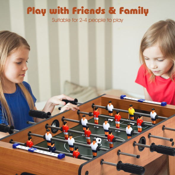 27 Inch Foosball Table Mini Tabletop Soccer Game