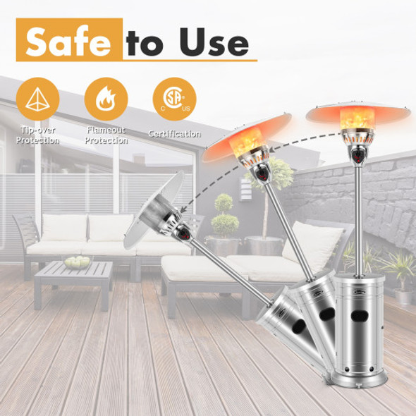 48000 BTU Patio Heater with Simple Ignition System