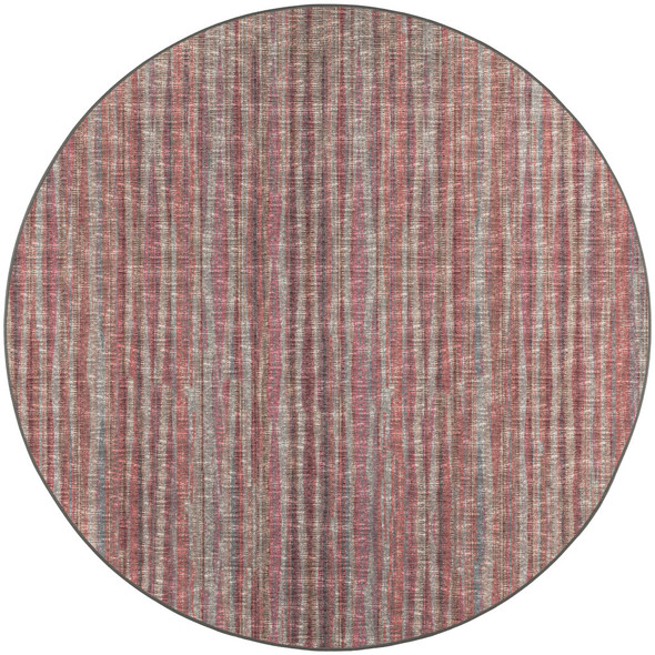 6' Pink Round Ombre Tufted Handmade Area Rug