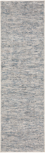 2' X 8' Blue Wool Hand Loomed Handmade Runner Rug