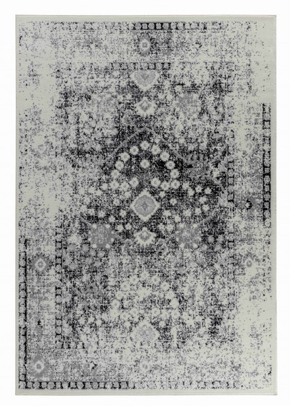 4' X 6' Brown Abstract Area Rug