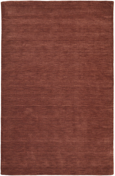 10' X 13' Orange And Red Wool Hand Woven Stain Resistant Area Rug