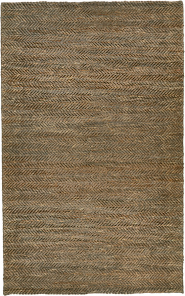 8' X 11' Brown And Gray Hand Woven Area Rug