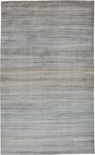 10' X 13' Blue Gray And Purple Ombre Hand Woven Area Rug