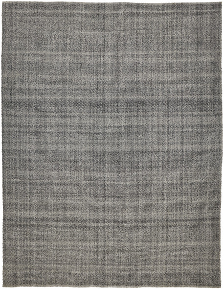 2' X 3' Gray And Ivory Hand Woven Area Rug