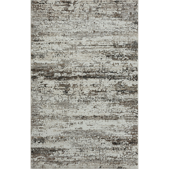 4' X 6' Beige Abstract Distressed Area Rug