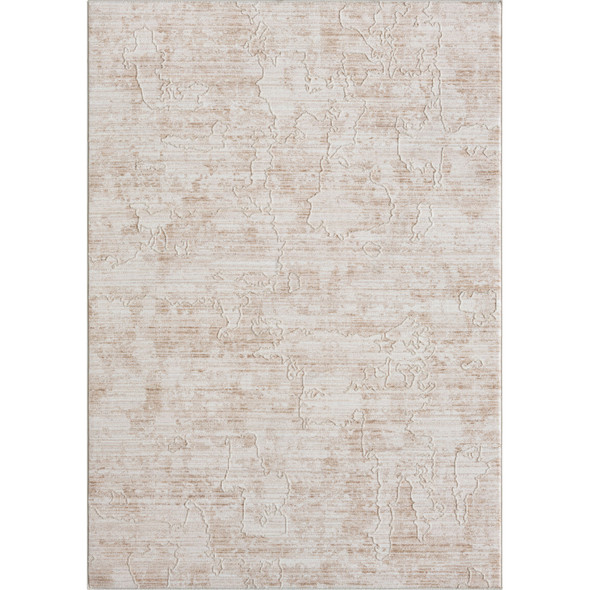 2' X 3' Beige Abstract Area Rug