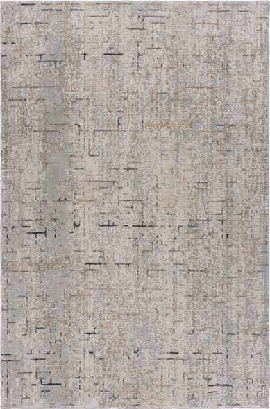 8' X 11' Cream Abstract Area Rug