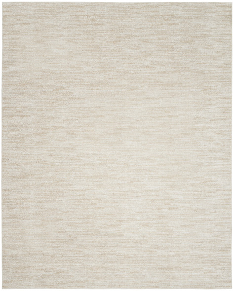 8' X 11' Cream Power Loom Area Rug