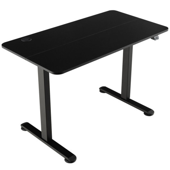Electric Standing Desk Adjustable Stand up Computer Desk Anti-collision-Black