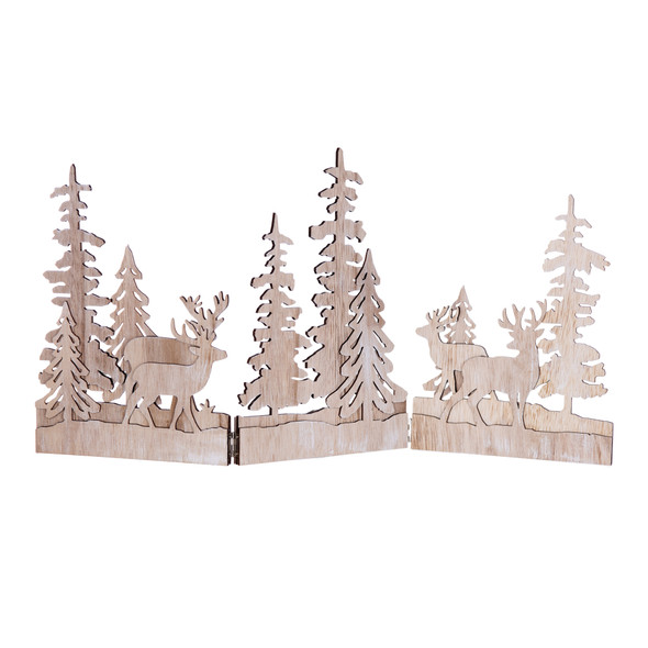 Winter Forest Scene Trifold Display 23.75"L - 86209