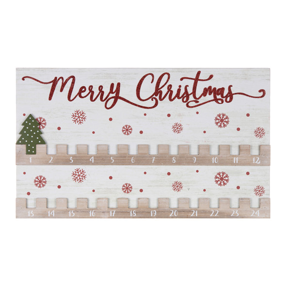 Wood Christmas Countdown 20"L - 86274