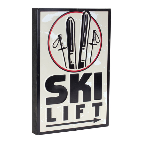 Ski Lift Lodge Sign 15.75"H - 86319