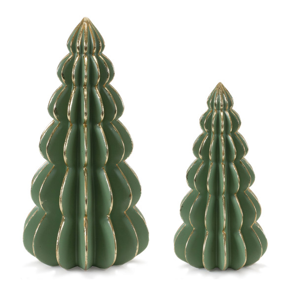 Geometric Pine Tree (Set of 2) - 86391