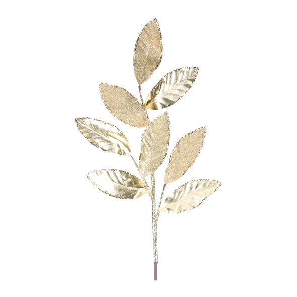 Glittered Leaf Spray (Set of 6) - 86404