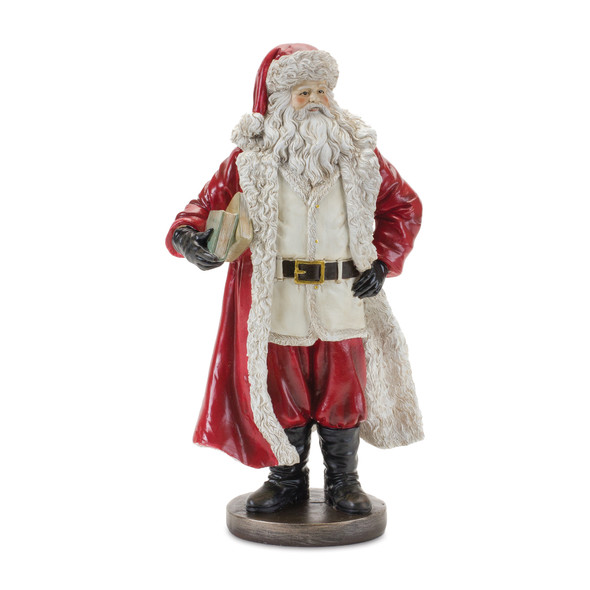 Standing Santa Statue with Books (Set of 2) - 86431