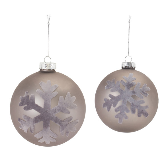 Snowflake Ball Ornament (Set of 6) - 86449