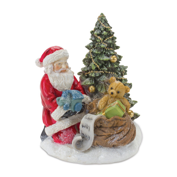 Santa and Christmas Tree Figurine (Set of 2) - 86618
