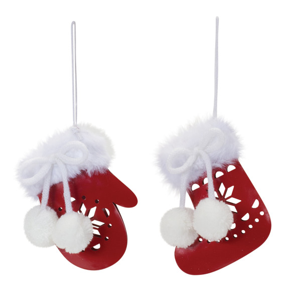 Snowflake Mitten and Stocking Ornament (Set of 12) - 86715