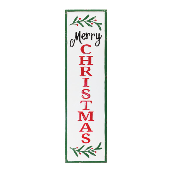 Metal Merry Christmas Porch Sign 33"H - 86857