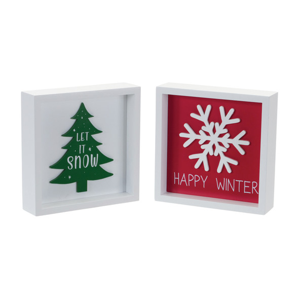 Holiday Sentiment Sign (Set of 6) - 86893