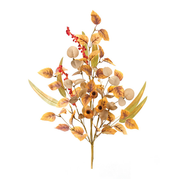 Mixed Fall Foliage Pod Spray (Set of 2) - 87257