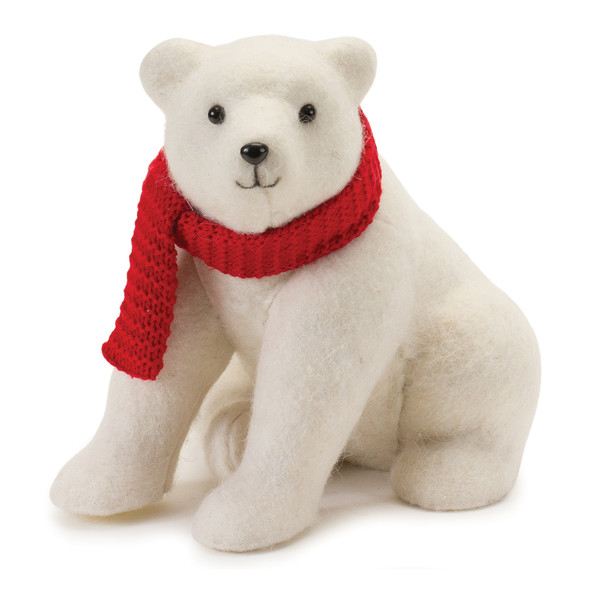 Polar Bear with Scarf (Set of 2) - 87438