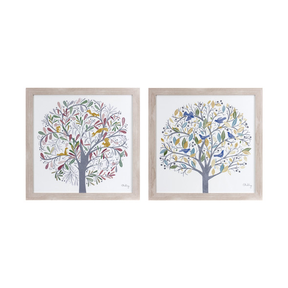 Framed Tree Print (Set of 2) - 88126