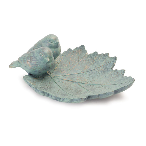 Leaf with Perched Birds (Set of 2) - 88244